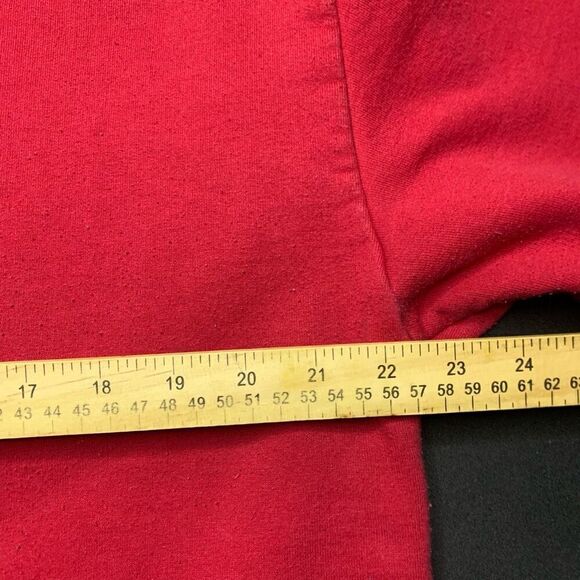 Vintage Tommy Hilfiger Tommy Jeans Mens L Crewneck Large T Sweatshirt 1999 Red - Picture 10 of 11